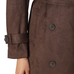 SUEDE TRENCH COAT - Image 3