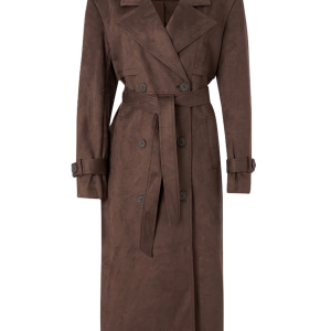 SUEDE TRENCH COAT - Image 2